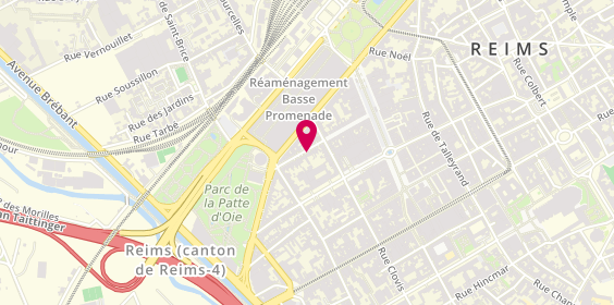 Plan de DH4 Partenaire Immobilier, 47 Rue de Chativesle, 51100 Reims