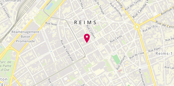 Plan de Immo Conseil, Tram : Station
14, Rue des Elus
Cr Jean-Baptiste Langlet, 51100 Reims, France