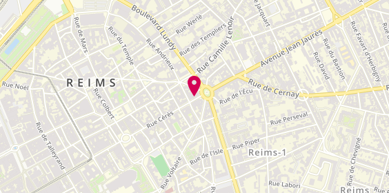 Plan de Agence Cérès, 65 Rue Cérès, 51100 Reims