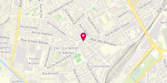 Plan de City Immobilier, 31 Rue des Romains, 51100 Reims