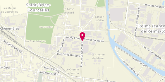 Plan de Innov'immobilier, 12 Rue de la Neuvillette, 51370 Saint-Brice-Courcelles