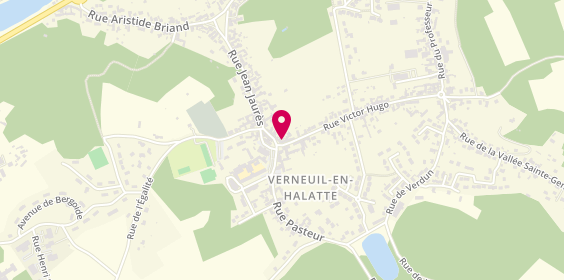 Plan de AGENCE CISA immobilier Verneuil-en-Halatte, 1 Rue Victor Hugo, 60550 Verneuil-en-Halatte