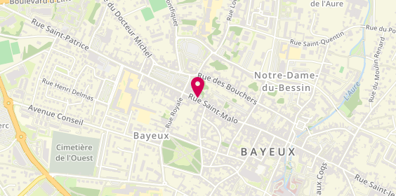 Plan de Guy Hoquet l'Immobilier, 70 Rue Saint-Malo, 14400 Bayeux
