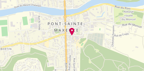 Plan de Agence Azur Immo, 2 Place de l'Eglise, 60700 Pont-Sainte-Maxence