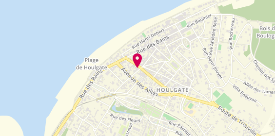Plan de Houlgate Immo, 19 Rue du Général Leclerc, 14510 Houlgate