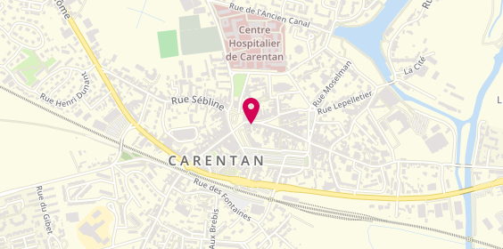 Plan de Immobilier saint marcouf Carentan, 33 place de la République, 50500 Carentan-les-Marais