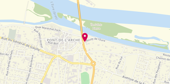 Plan de ARCHE Immobilier, 1 avenue de Lattre de Tassigny, 27340 Pont-de-l'Arche