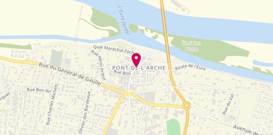 Plan de La Residence Pont de l'Arche, 12 place Hyacinthe Langlois, 27340 Pont-de-l'Arche