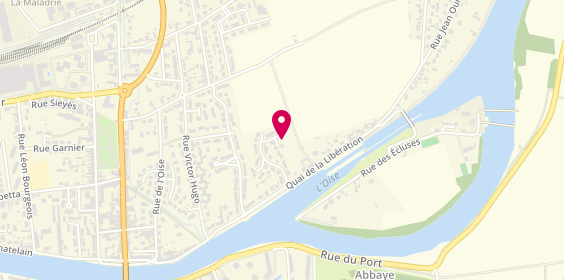 Plan de Lydie ANDRE IADfrance immobilier, 8 Rue de la Constituante, 60700 Pont-Sainte-Maxence