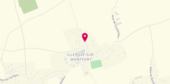 Plan de DOURLENS Eric, 16 Route de Routot, 27290 Illeville-sur-Montfort