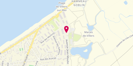 Plan de Agence immobilière Nexity, 3 avenue Jean Moulin, 14640 Villers-sur-Mer