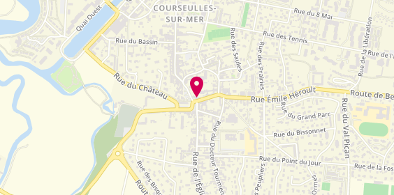 Plan de Agence CENTURY 21 Ronco Immobilier Courseulles-sur-Mer, 13 place du Marché, 14470 Courseulles-sur-Mer