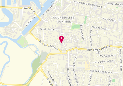 Plan de Laforêt Immobilier, 21 Rue de la Mer, 14470 Courseulles-sur-Mer