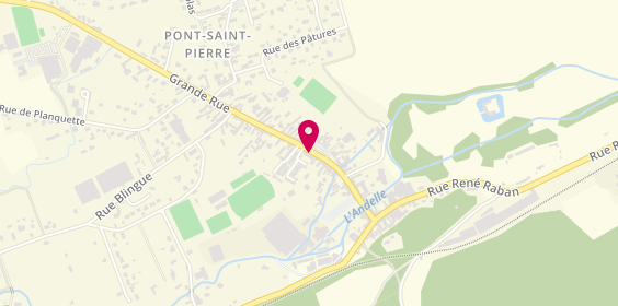Plan de Christophe LANDI Immobilier, 56 Grande Rue, 27360 Pont-Saint-Pierre