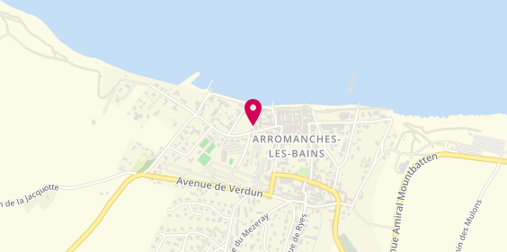 Plan de Agence Immobiliere Landimmo, 24 Rue François Carpentier, 14117 Arromanches-les-Bains