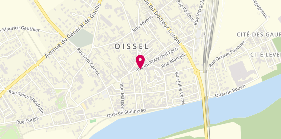 Plan de Act Immobilier Oissel, 16 Rue du Maréchal Foch, 76350 Oissel