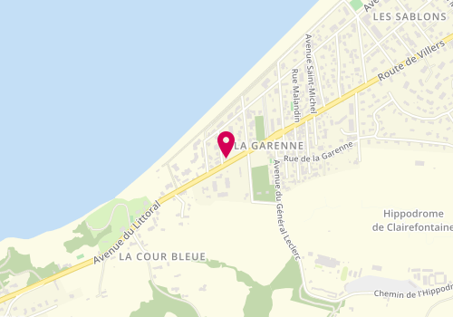 Plan de Ozenne Immobilier, 42 avenue du Littoral, 14910 Benerville-sur-Mer