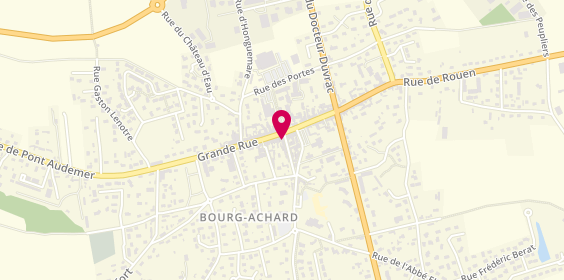 Plan de Bourg Achard Immobilier, 177 Grande Rue, 27310 Bourg-Achard