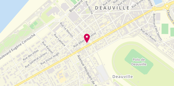 Plan de Aurélie Bonnet Immobilier, 168 avenue de la République, 14800 Deauville