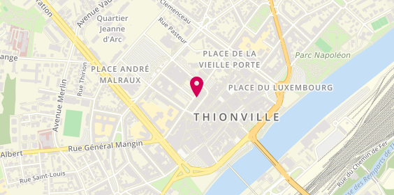Plan de FONCIA | Agence Immobilière | Achat-Vente | Thionville | Place Turenne, 3 place Turenne, 57100 Thionville