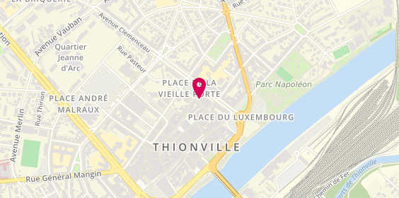 Plan de Nestenn Thionville, 3-5 Place de la Vieille Porte, 57100 Thionville