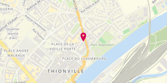 Plan de Agence Immobiliere Agora, 11 Rue de Villars, 57100 Thionville