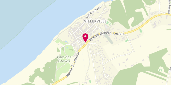 Plan de Agence Immobiliere LASSERAY, 38 Rue du Général Leclerc, 14113 Villerville