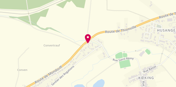 Plan de V3K, 103 Route de Mondorff, 57100 Thionville