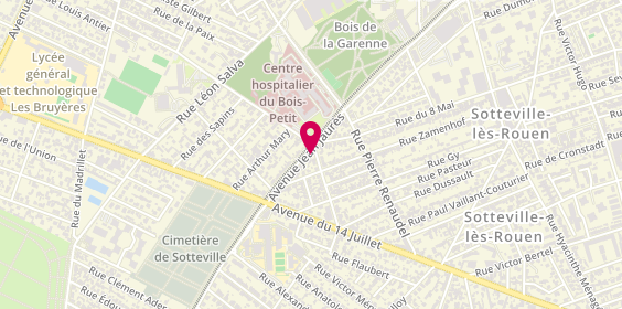 Plan de Trybe Immobilier, 85 avenue Jean Jaurès, 76300 Sotteville-lès-Rouen