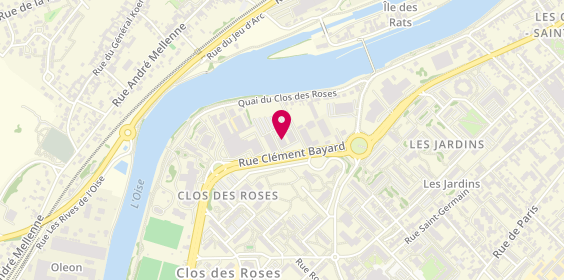 Plan de Sergic Gestion et Location, 8 Rue Clément Bayard, 60200 Compiègne