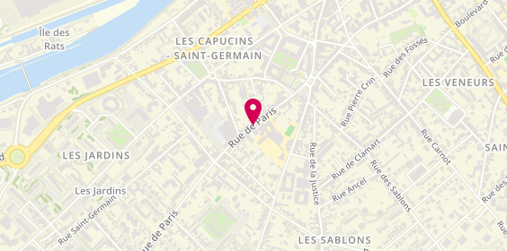 Plan de Garet Location, 79 Rue de Paris, 60200 Compiègne