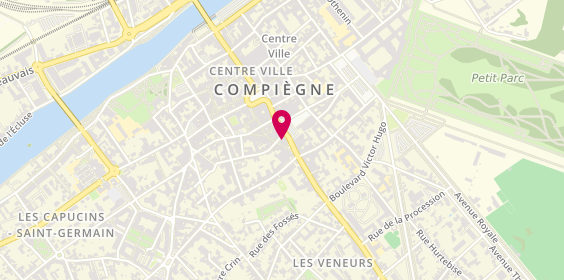 Plan de Agence immobilière Nexity, 17-19 Rue des Lombards, 60200 Compiègne