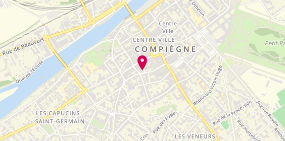 Plan de Elite Immobilier, 2 place du Change, 60200 Compiègne