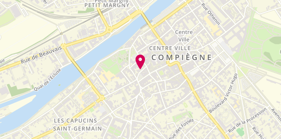 Plan de HOGUET Fabienne, 12 Rue des Gourneaux, 60200 Compiègne