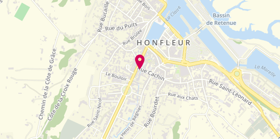 Plan de Agence Honfleuraise, 4 Rue Cachin, 14600 Honfleur