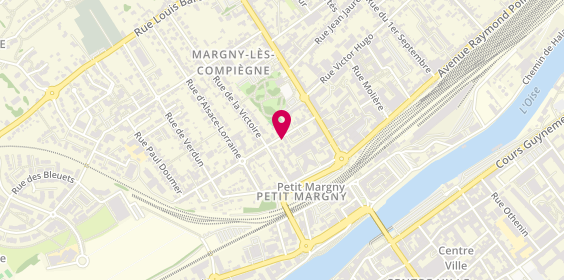 Plan de Ocmp Immobilier, 3 Avenue Alphonse Chovet, 60200 Compiègne