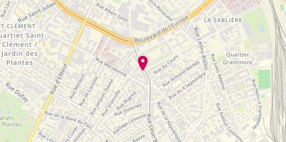 Plan de Renoult Conseil Immobilier, 22 place Voltaire, 76300 Sotteville-lès-Rouen