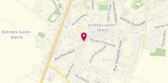 Plan de CENTURY 21 Collin Immobilier Estrées-Saint-Denis, 12 Rue de la République, 60190 Estrées-Saint-Denis