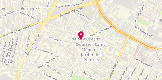 Plan de Normandie Immobilier, 108 Rue Saint-Julien, 76100 Rouen