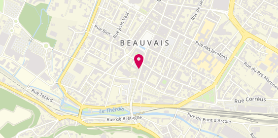 Plan de La Maison de l'Immobilier, 16 Rue de Malherbe, 60000 Beauvais