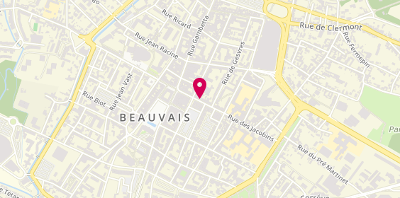 Plan de J'Hachette immobilier, 23 Rue des Jacobins, 60000 Beauvais