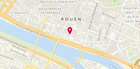 Plan de BRUNET Jean-Jacques Robert Leon, 23 Rue du Bac, 76000 Rouen