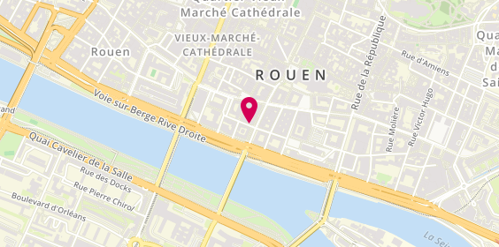 Plan de Orpi Agences No1, 4 Rue Saint-Etienne des Tonneliers, 76000 Rouen
