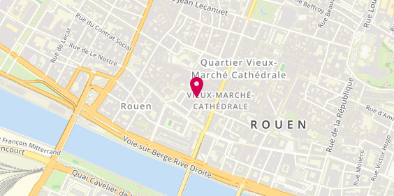 Plan de ROUEN IMMO PLUS / Rouen Immobilier.com, 23 Rue de la Vicomte, 76000 Rouen