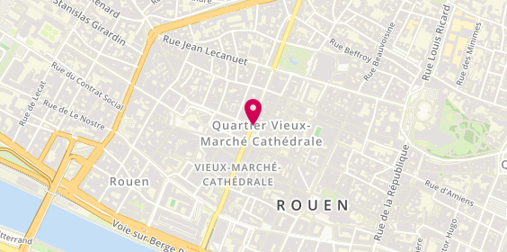Plan de Agence de la Gare, 64 Rue Jeanne d'Arc, 76000 Rouen
