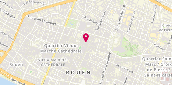 Plan de Paris, 16 Rue Ganterie, 76000 Rouen