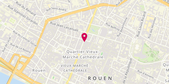 Plan de Franck Lethelier Immobilier, 78 Rue Jeanne d'Arc, 76000 Rouen