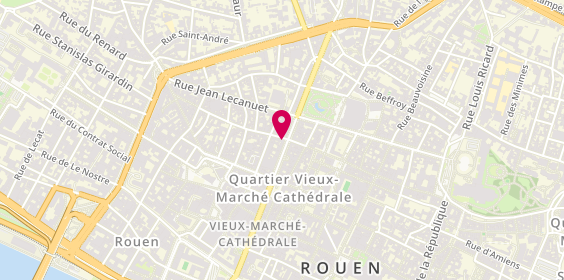 Plan de Cabinet Leroux, 55 Rue Jeanne d'Arc, 76000 Rouen