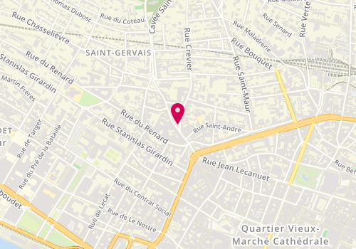Plan de Saint Gervais Immobilier, 26 Rue Saint-Gervais, 76000 Rouen