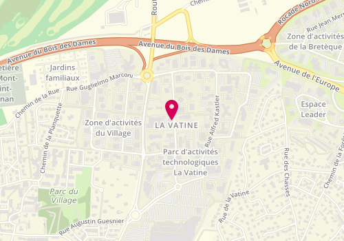 Plan de Cabinet Loretz, 31 Rue Raymond Aron, 76130 Mont-Saint-Aignan